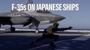 See American F-35s land on a Japanese warship