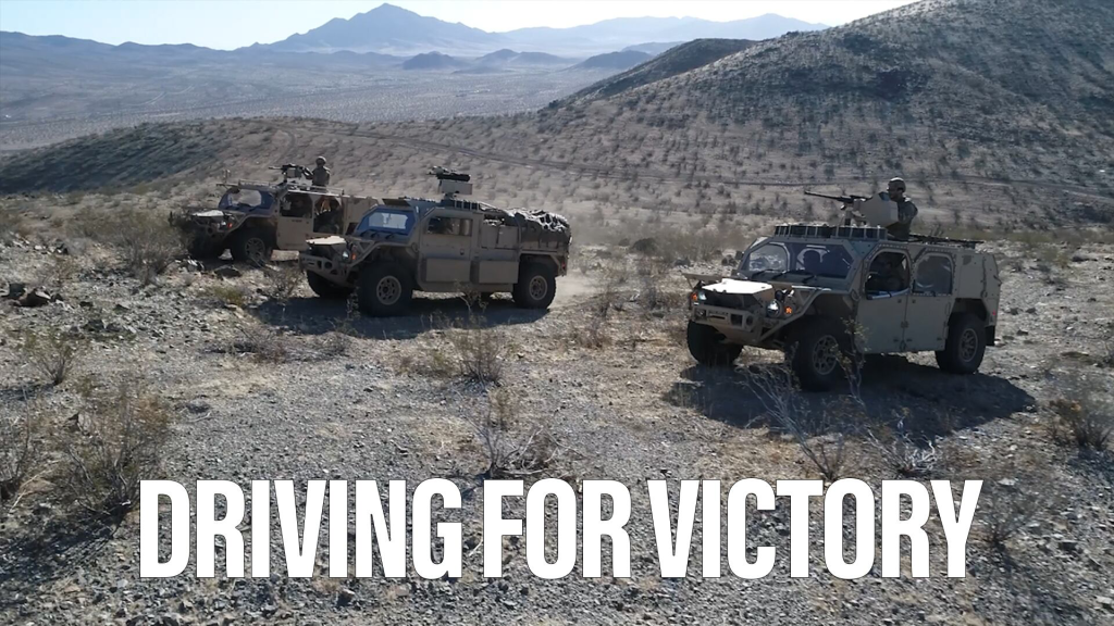 Check out a center-drive, off-road vehicle option for tomorrow’s Marines