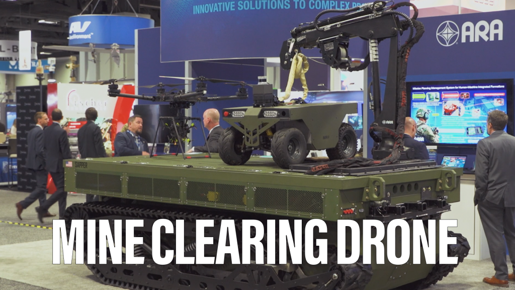 Check out this autonomous mine-clearing system