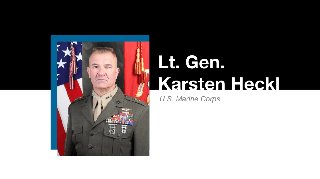 Defense News Conference: USMC Lt. Gen. Karsten Heckl