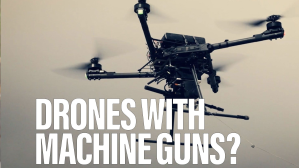 Autonomous aerial grenade launcher? New firearms headed for the skies