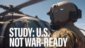 New study says the U.S. is not ready for a major war