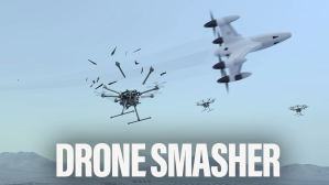 Learn about a high-speed drone smasher that uses its nose cone to ram enemy UAVs