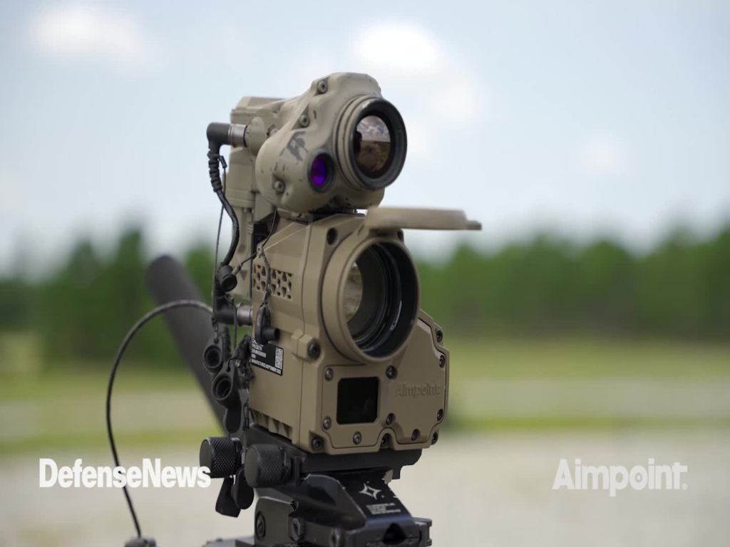 Aimpoint showcases their fire control systems and the next generation release