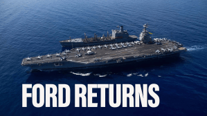 Navy’s newest aircraft carrier recoups after long mission
