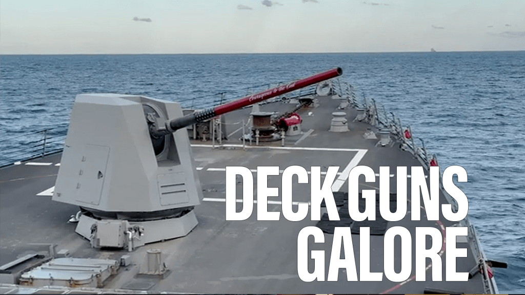 Deck guns galore at Surface Navy conference