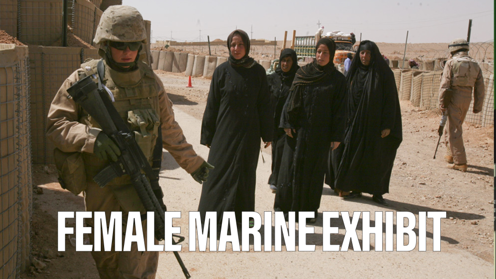 New museum exhibit highlights female Marine teams