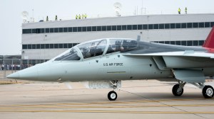 T-7A Red Hawk takes flight