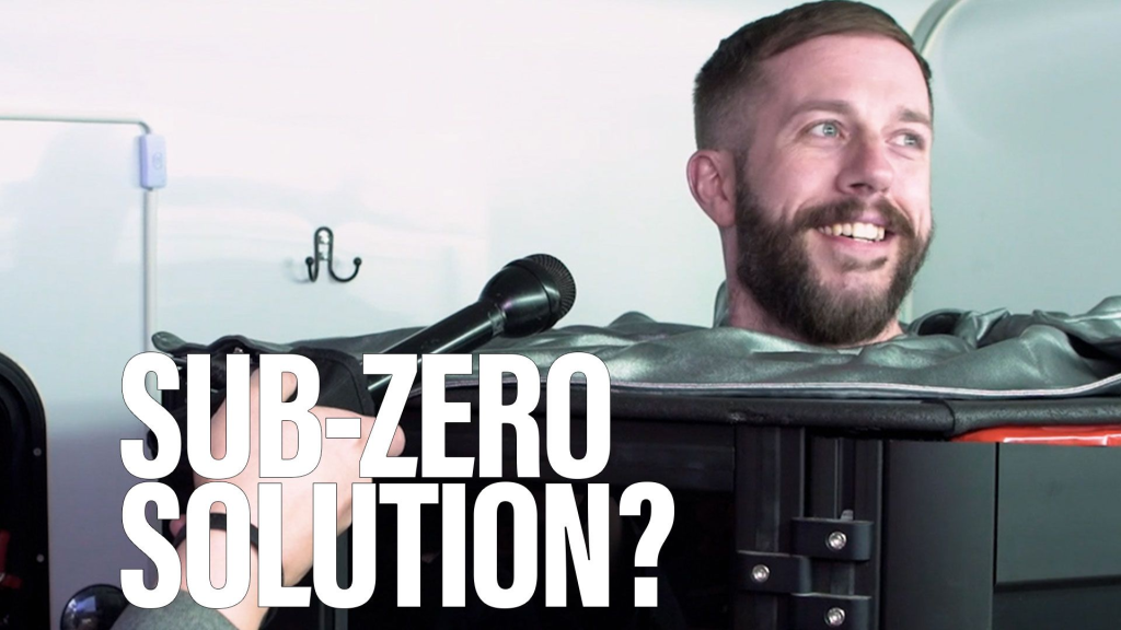 Freeze your hangover off? Marine takes a cryotherapy dip to discover solutions for vets