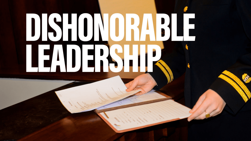 Why do generals and admirals submit to corruption? A professor weighs in.