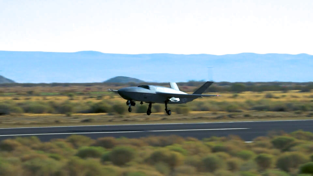 Air Force conducts first flight of drone wingman