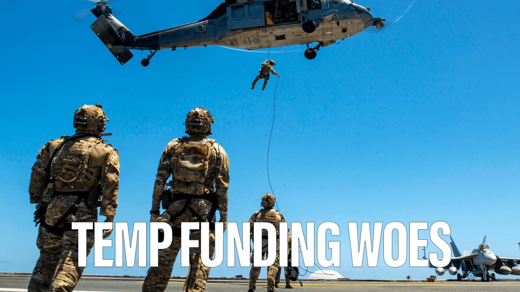 Funding goals meet congressional reality: operating on a temporary budget