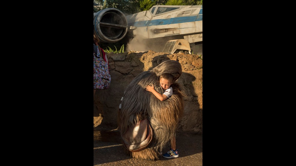 Military families treated to a surprise trip to a galaxy far, far away
