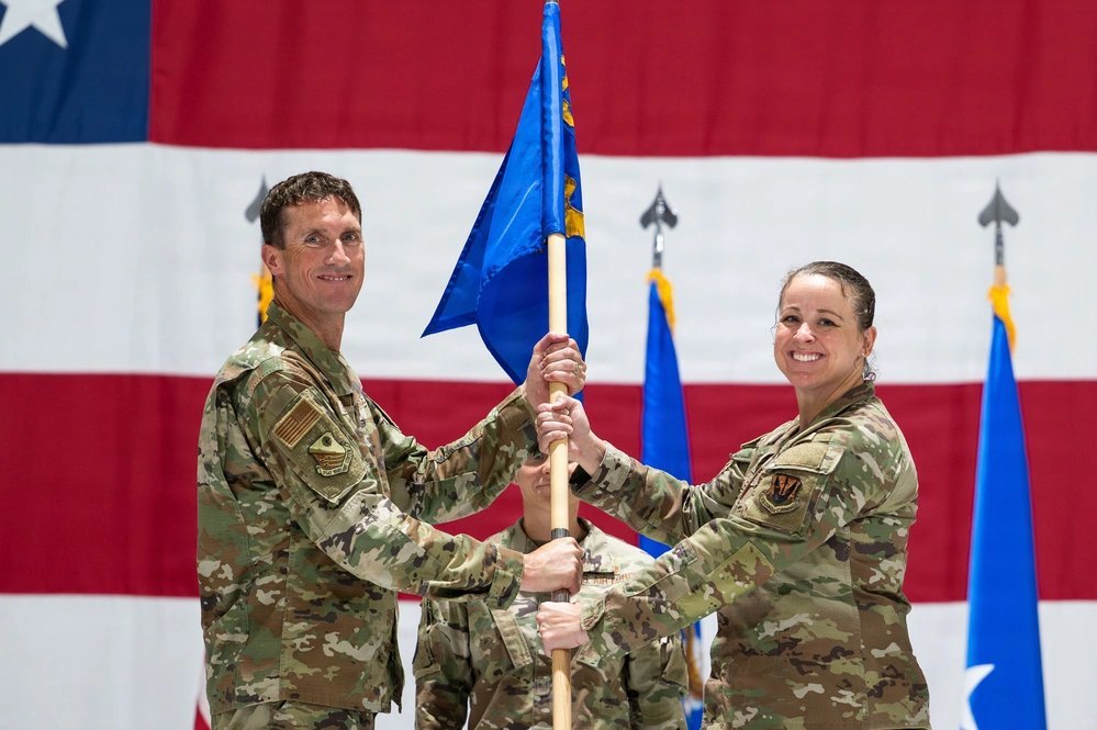 Colonel takes helm at Nevada air base wing as unit’s first female commander
