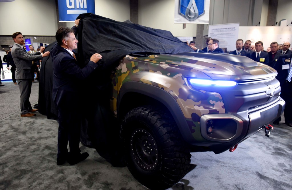 GM lifts veil on new hydrogen-powered truck for Army