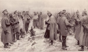 This is how the Christmas truce happened on the Western Front in 1914