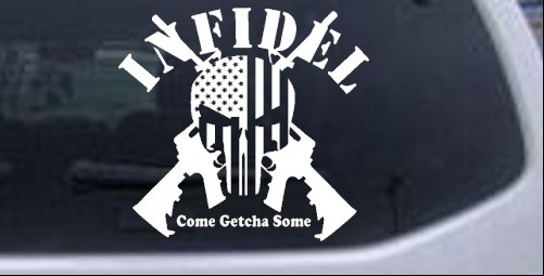 Put your ‘Punisher’ skull & ‘Molon Labe’ stickers away — they will never top this ‘Sh*t or Bust’ WWII battle flag