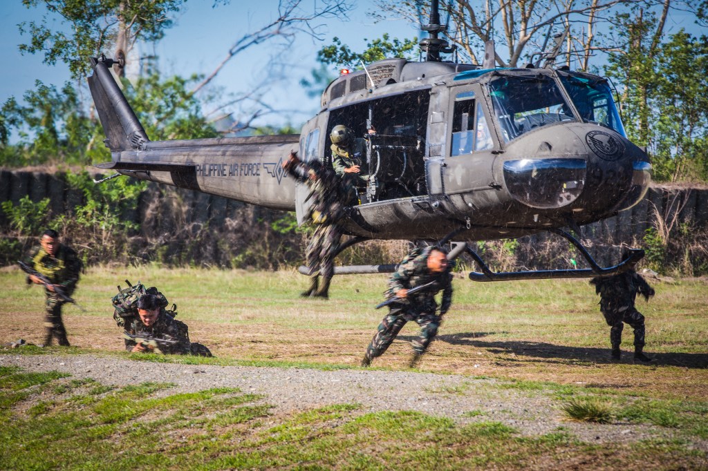 Philippine air force reactivates seven old Huey helos thanks to spares from Japan
