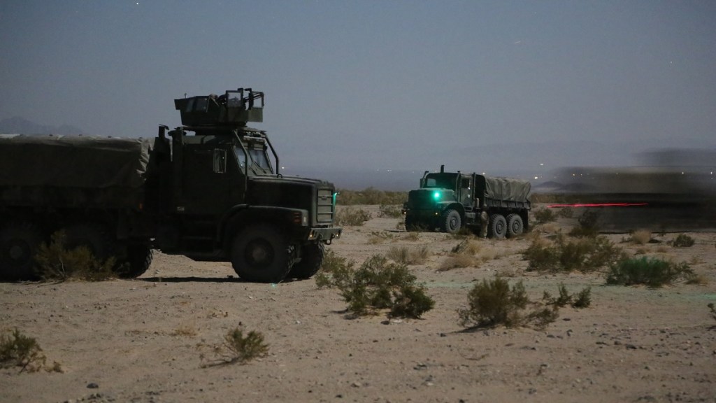 Marine reportedly killed by gun discharge in 7-ton truck in California