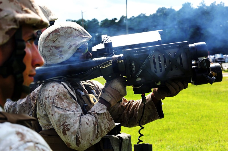 Marines firing Stinger missiles used in Kurdish propaganda against Turkey
