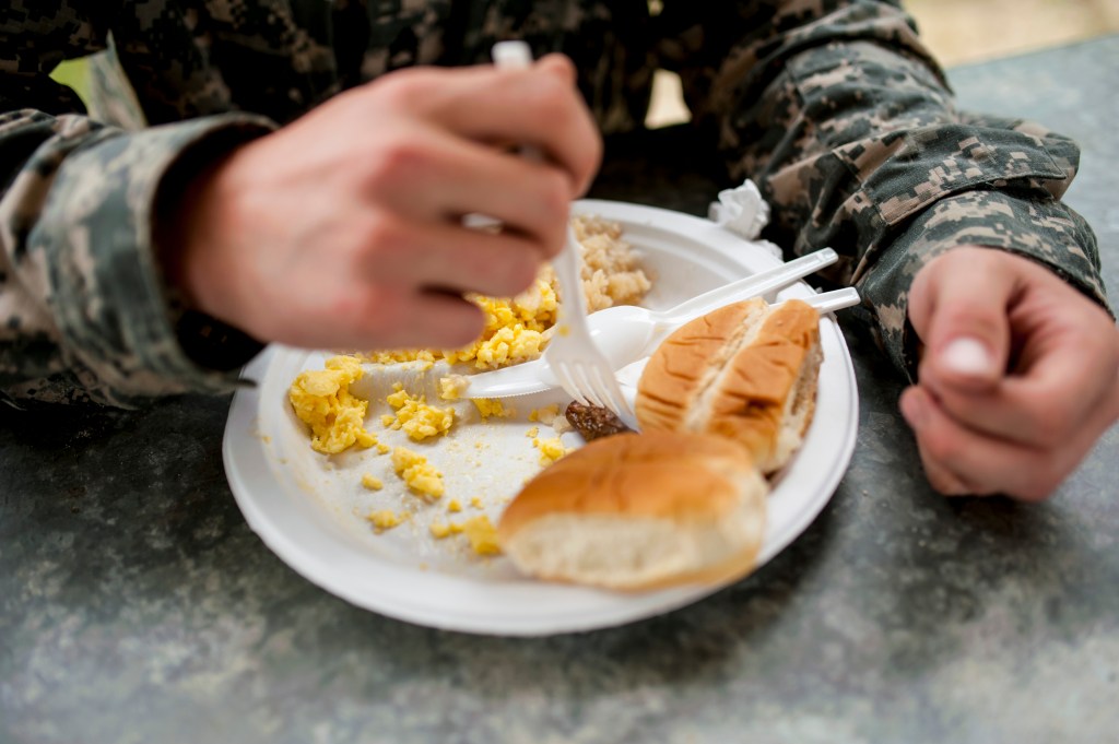 As egg prices soar, how does DOD avoid scrambling to keep troops fed?