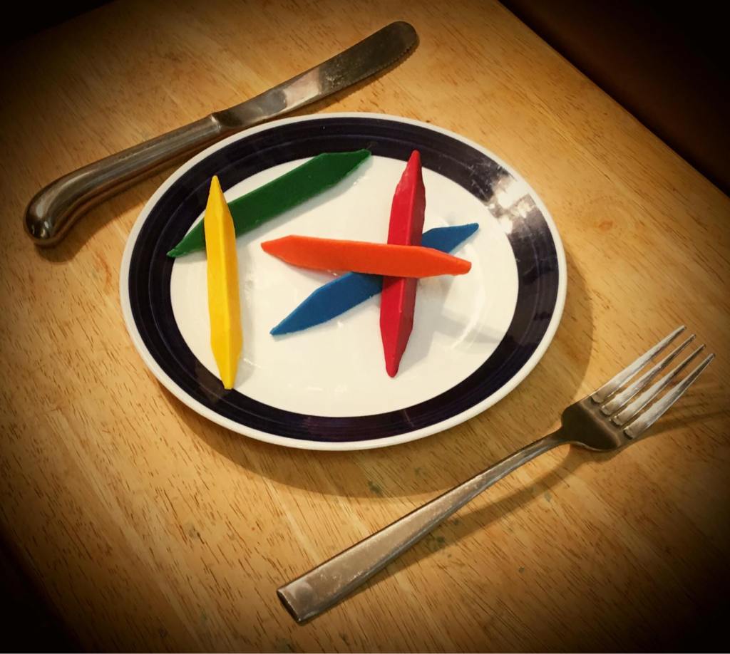 Crayon-eating Marine launches edible crayon business