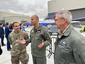 B-21 test pilot: Odd windows? No problem.