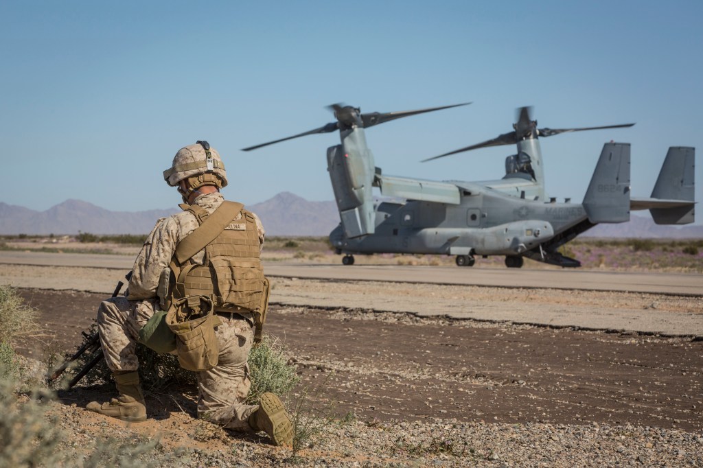 5 Marines killed in California Osprey crash identified