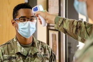 New military coronavirus cases show lowest increase in months