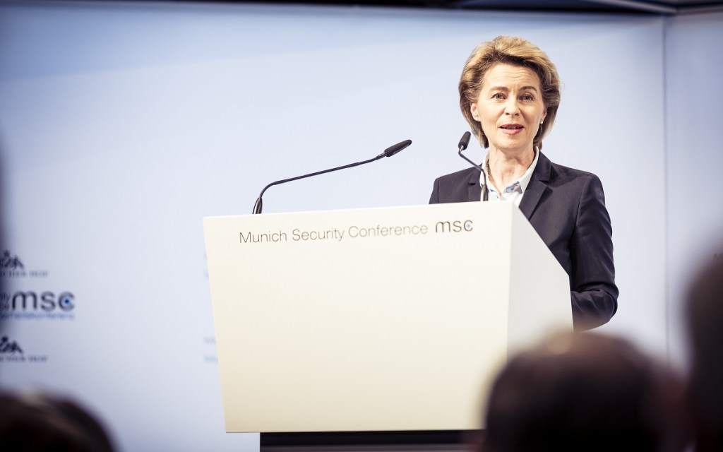 German defense chief denounces Trump-era focus on militarism