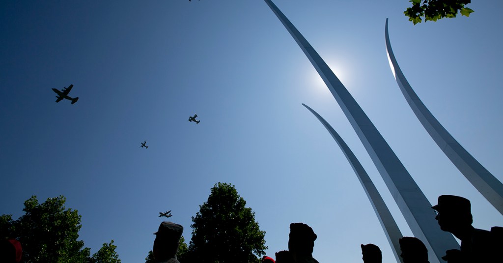 Medal of Honor unveiling ceremony at the Air Force Memorial