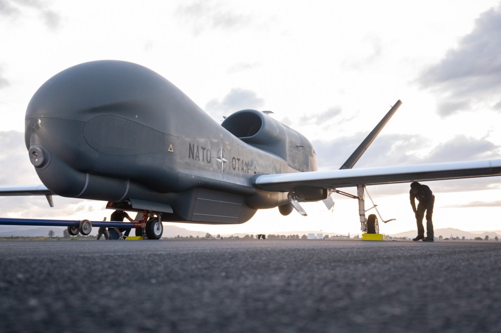 NATO’s new surveillance drone begins test flights over the Mediterranean