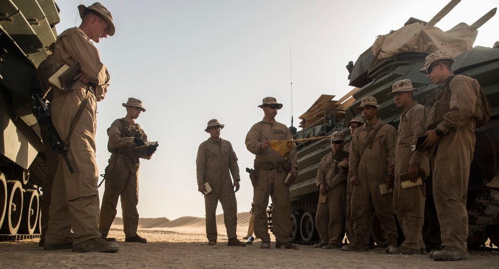 Marines closing down Kuwait gear stockpile to focus on Pacific