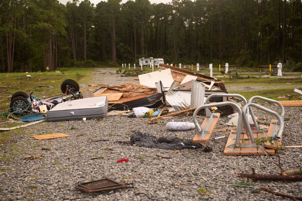 More than 10 injured when tornado with maximum sustained winds of 128 mph hit Naval Submarine Base Kings Bay