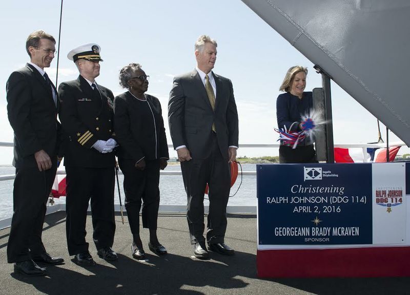 New Navy destroyer to be commissioned in South Carolina