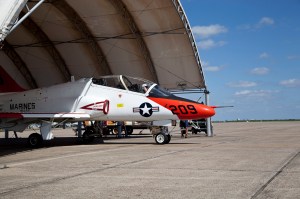 71 of the Navy’s T-45 trainer jets could not evacuate storm