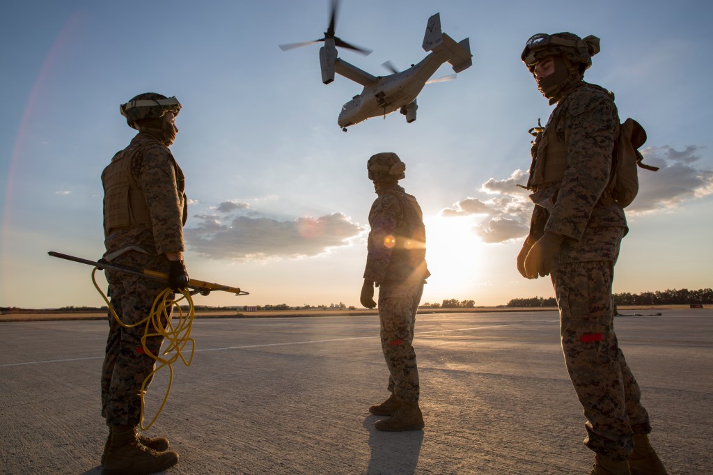 A Marine crisis response task force covering Africa is stuck in Italy and Spain over COVID-19 concerns