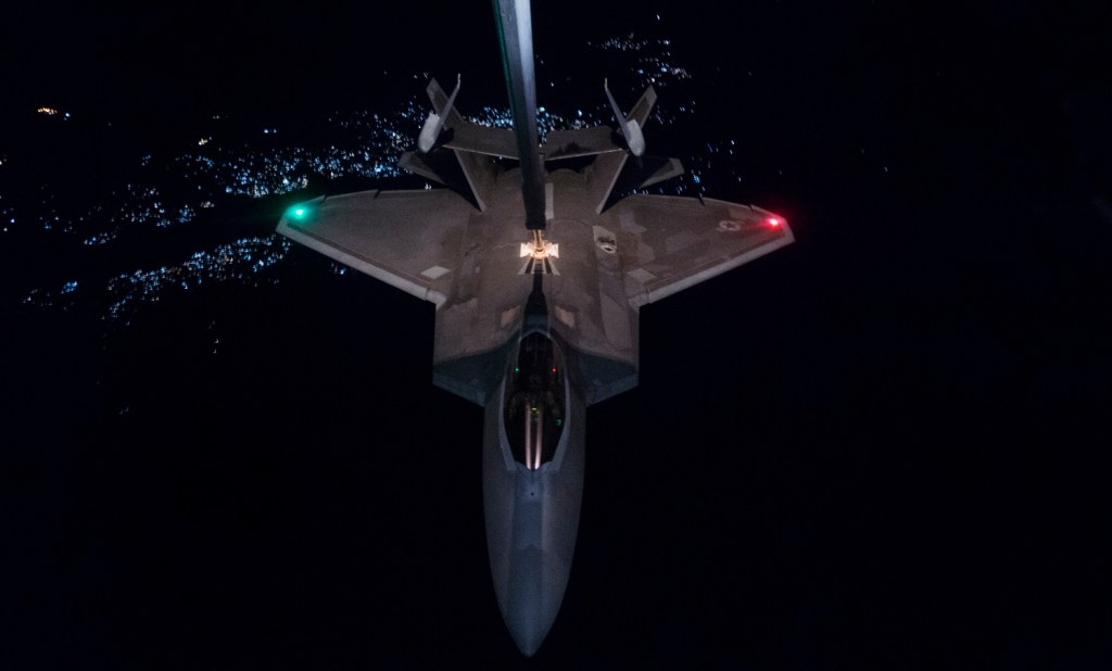F-22s conduct first airstrikes in Afghanistan