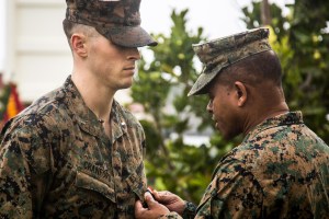 Marine earns rare medal for noncombat bravery