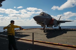 F-35s hit the seas