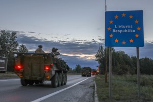 Army sergeant’s rented car fell into Lithuanian river at drawbridge