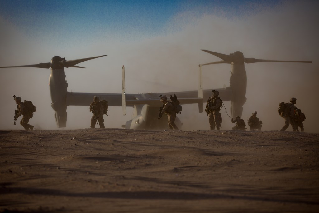 One Marine battalion covers three Middle East war zones