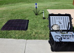 An Air Force radio that can run for a week in the sun