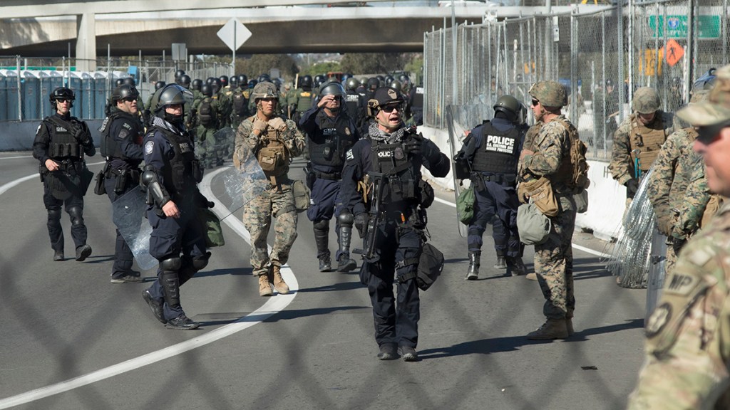 Troops may spend Christmas on US-Mexico border