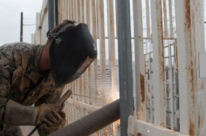Which construction projects would be affected if Trump uses military money to build a wall?