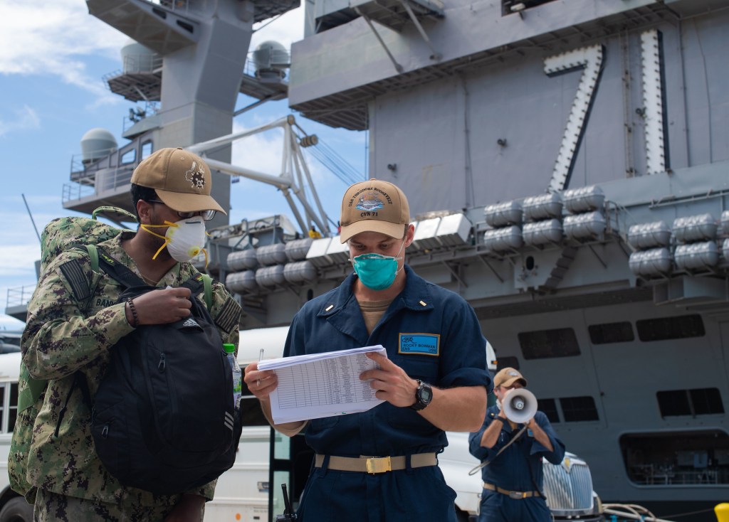 Carrier Theodore Roosevelt, sidelined in Guam by coronavirus, heads back to sea this week