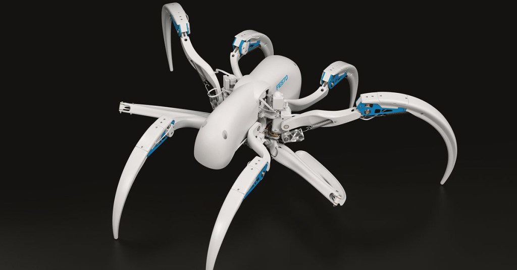 After an explosion, send in a spider-bot
