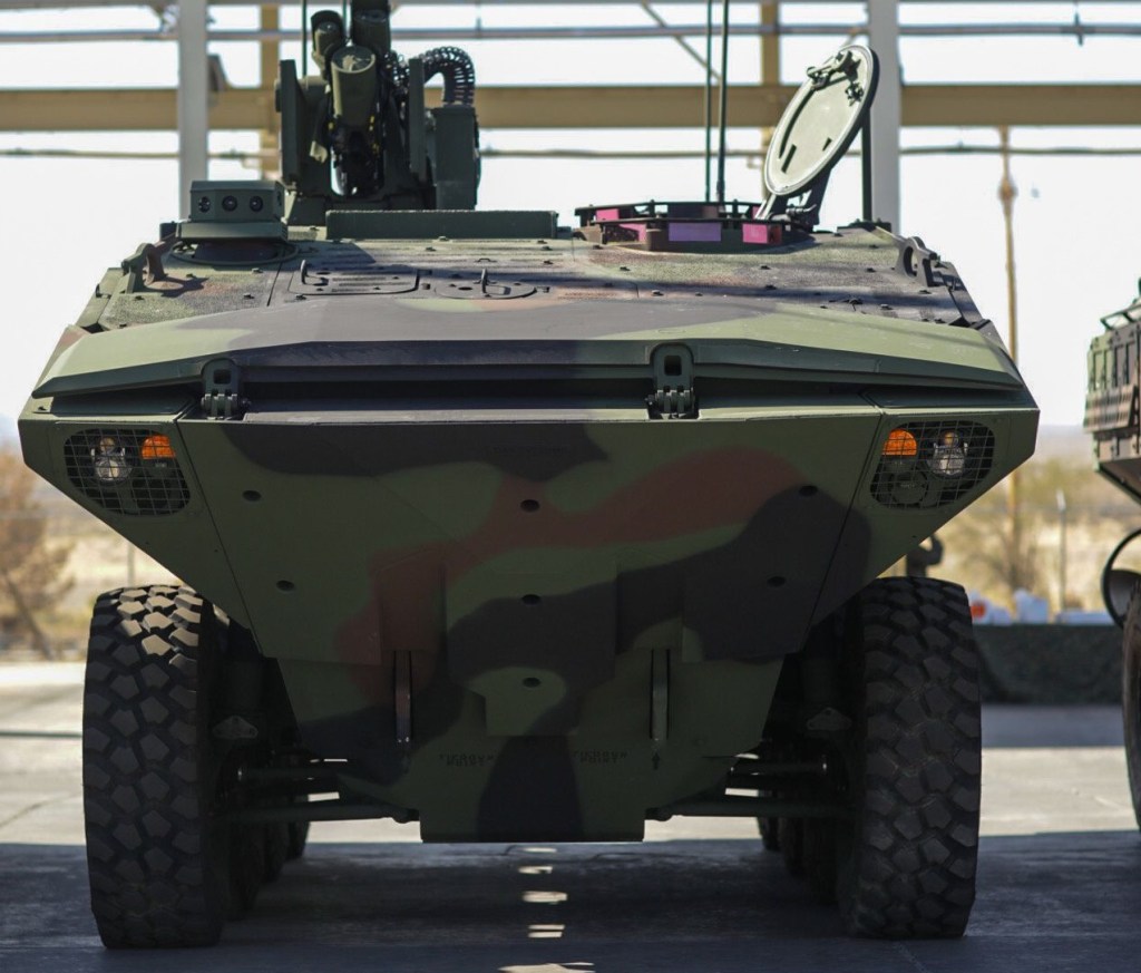 Marine Corps receives first amphibious combat vehicle
