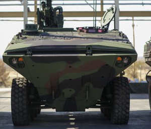 Marine Corps receives first amphibious combat vehicle