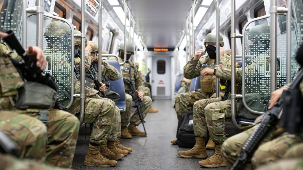 Anticipating demonstrations and disturbances, DC Guard deployment to continue through end of March